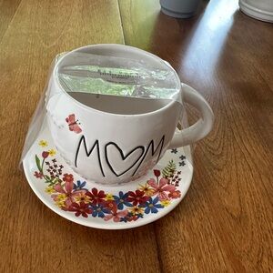Rae Dunn Tea Cup and Saucer